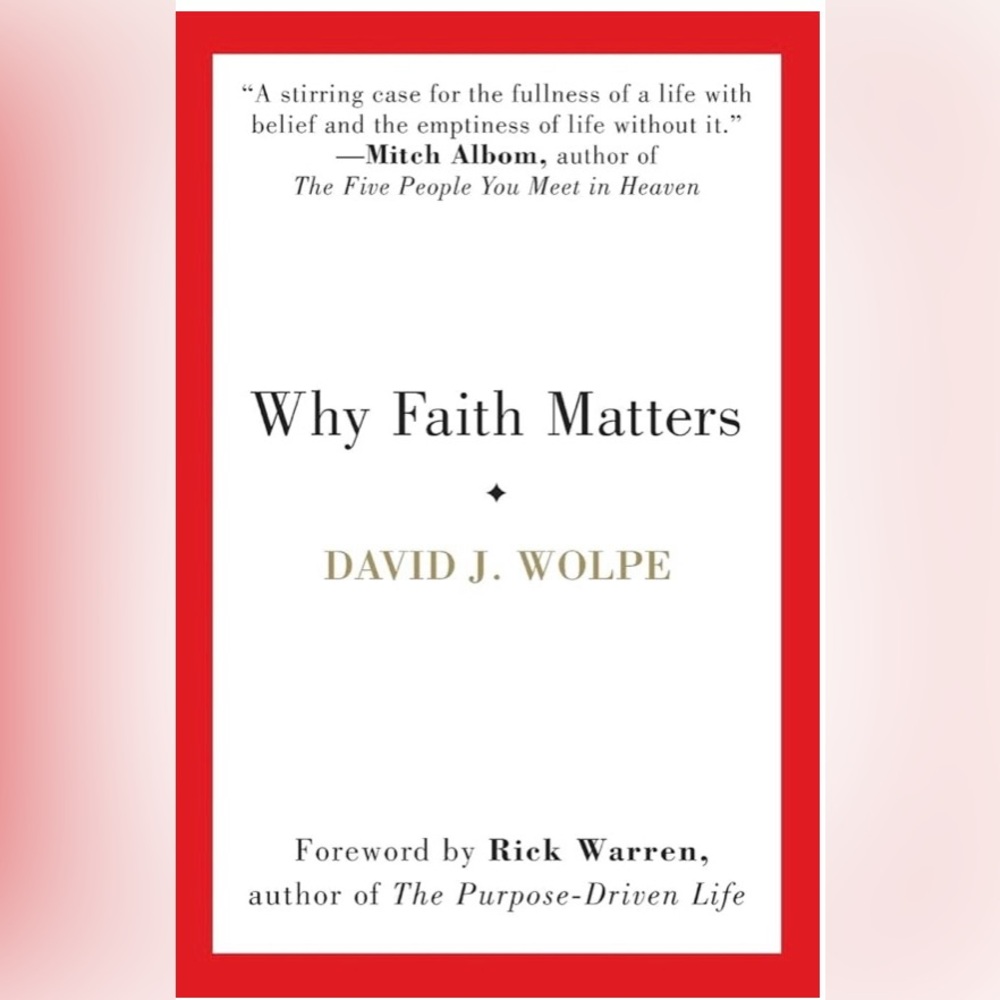 Why Faith Matters by David J. Wolpe Hard Cover Hard Cover  Factory Sealed